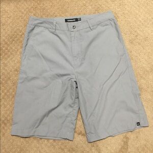 Quiksilver Men's Gray Flat Front Shorts